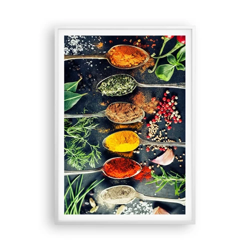 Poster in white frmae - Culinary Magic - 70x100 cm