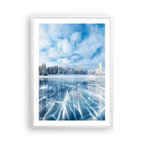 Poster in white frmae - Dazling and Crystalline View - 50x70 cm