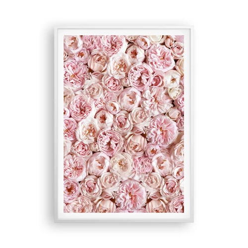 Poster in white frmae - Decked with Roses - 70x100 cm