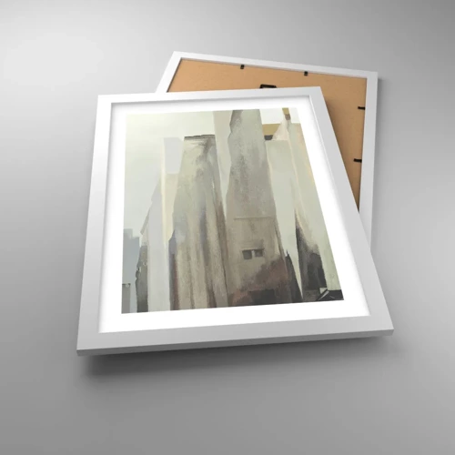 Poster in white frmae - Dream of a City - 30x40 cm