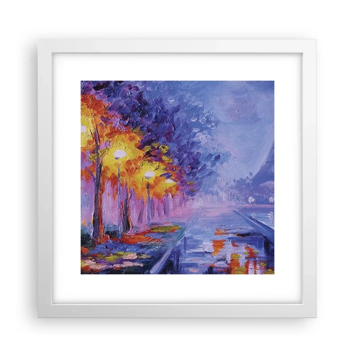 Poster in white frmae - Dreamed Walk - 30x30 cm