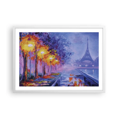 Poster in white frmae - Dreamed Walk - 70x50 cm