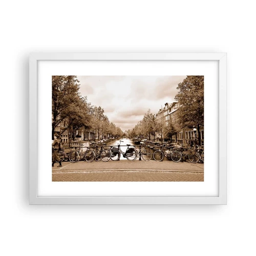 Poster in white frmae - Dutch Atmosphere - 40x30 cm