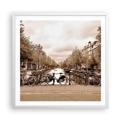 Poster in white frmae - Dutch Atmosphere - 60x60 cm