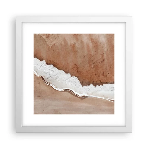 Poster in white frmae - Earth Colours - 30x30 cm