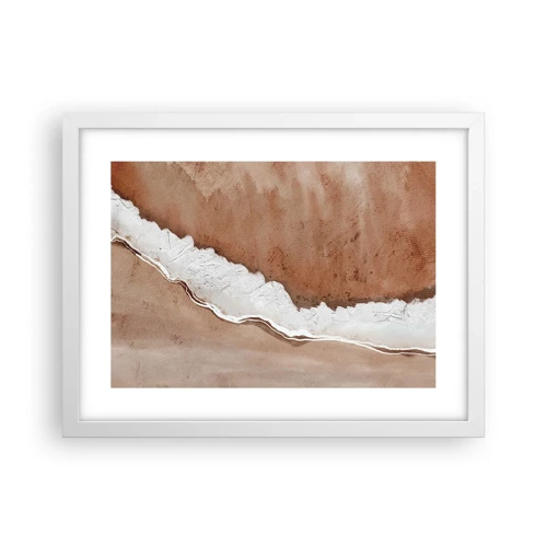 Poster in white frmae - Earth Colours - 40x30 cm