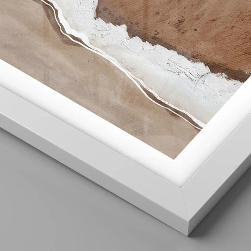 Poster in white frmae - Earth Colours - 50x70 cm