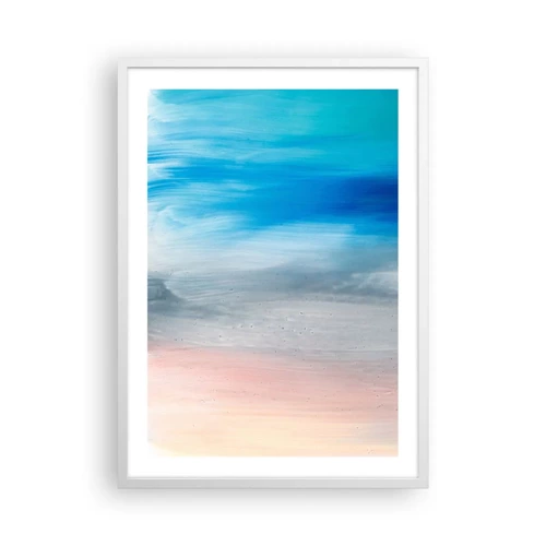 Poster in white frmae - Elements: Air - 50x70 cm