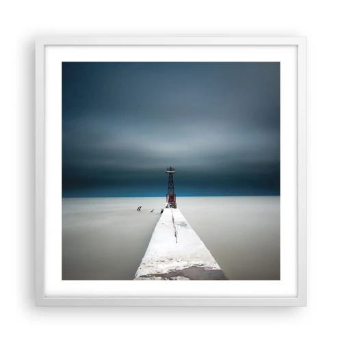 Poster in white frmae - Encounter with Infinity - 50x50 cm