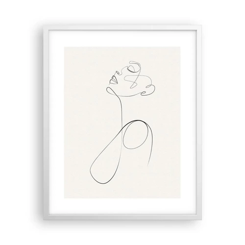 Poster in white frmae - Entangled in Dreams - 40x50 cm