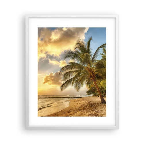 Poster in white frmae - Eternal Summer, Always Holidays - 40x50 cm