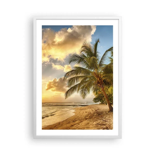 Poster in white frmae - Eternal Summer, Always Holidays - 50x70 cm