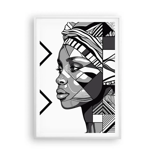 Poster in white frmae - Ethnic Portrait - 70x100 cm