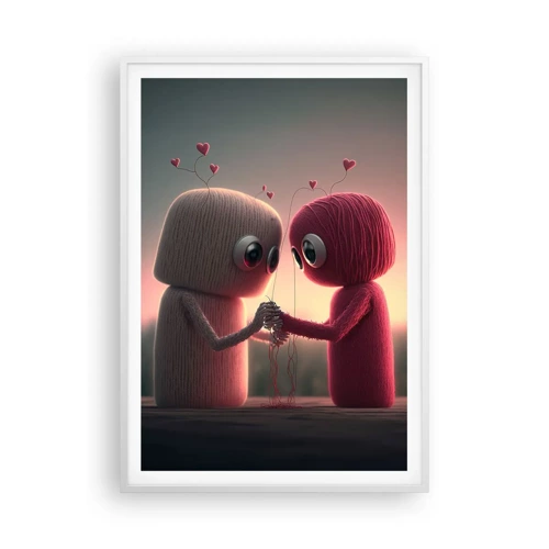 Poster in white frmae - Everyone Is Allowed to Love - 70x100 cm