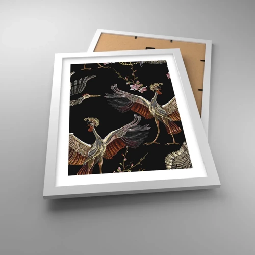 Poster in white frmae - Fairy Tale Bird - 30x40 cm
