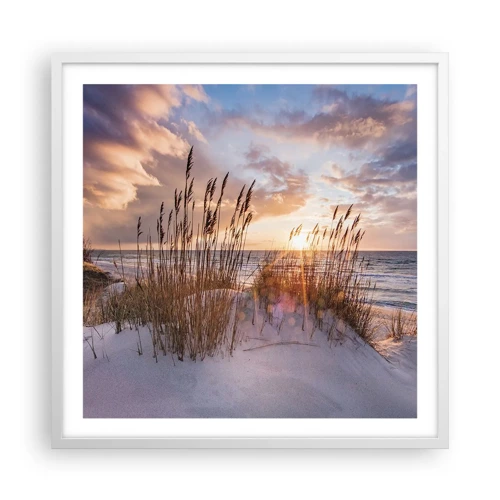 Poster in white frmae - Farewell to the Sun and Wind - 60x60 cm