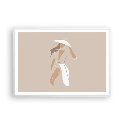 Poster in white frmae - Fashion Is Fun - 100x70 cm