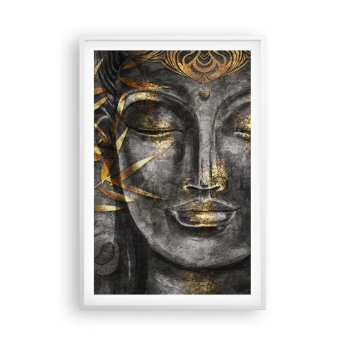 Poster in white frmae - Feel the Peace - 61x91 cm