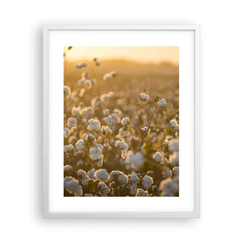 Poster in white frmae - Fluffy Field - 40x50 cm