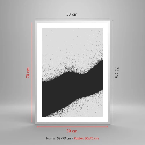 Poster in white frmae - Fluid Balance - 50x70 cm
