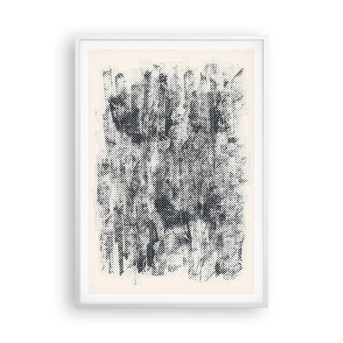 Poster in white frmae - Foggy Composition - 70x100 cm