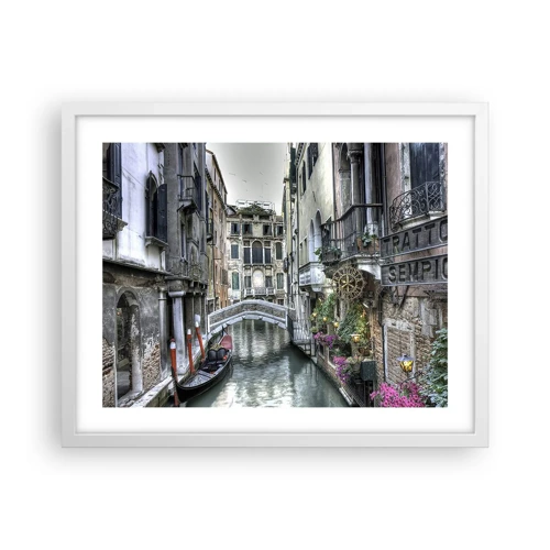 Poster in white frmae - For Centuries in Quiet Contemplation - 50x40 cm