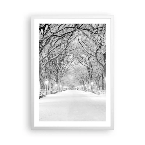 Poster in white frmae - Four Seasons: Winter - 50x70 cm