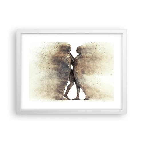 Poster in white frmae - From Dust They Rose to Love - 40x30 cm