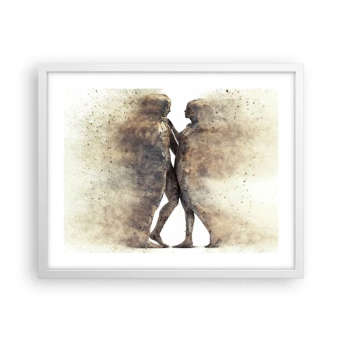 Poster in white frmae - From Dust They Rose to Love - 50x40 cm