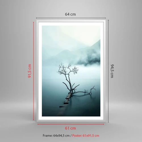 Poster in white frmae - From Water and Fog - 61x91 cm