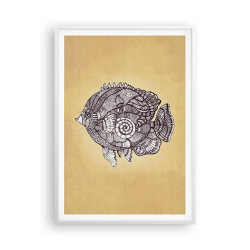 Poster in white frmae - From the Ocean of Ornaments - 70x100 cm