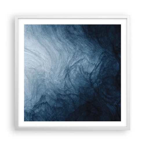 Poster in white frmae - Going Deep - 60x60 cm