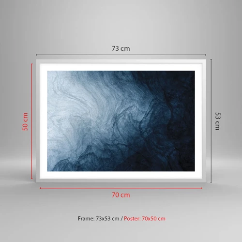 Poster in white frmae - Going Deep - 70x50 cm