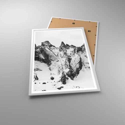 Poster in white frmae - Granite Ridge - 61x91 cm