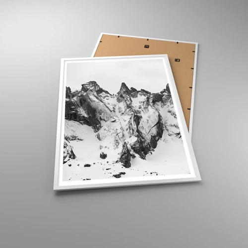 Poster in white frmae - Granite Ridge - 70x100 cm