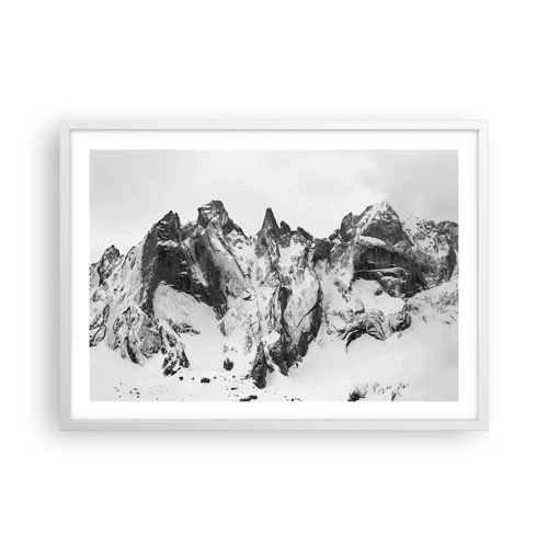 Poster in white frmae - Granite Ridge - 70x50 cm