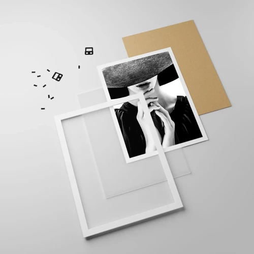 Poster in white frmae - Hidden Beauty - 30x40 cm