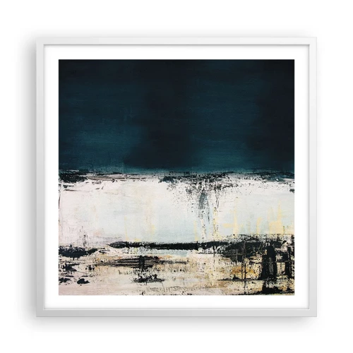 Poster in white frmae - Horizontal Compostion - 60x60 cm