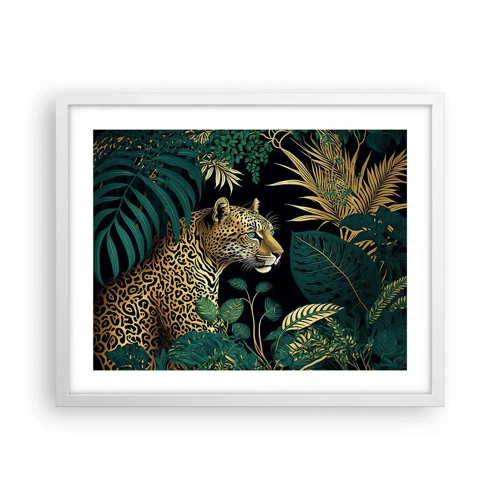 Poster in white frmae - Host in the Jungle - 50x40 cm