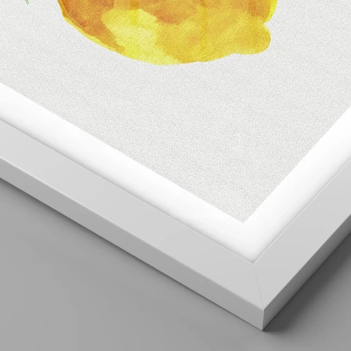 Poster in white frmae - How to Get the Taste of the Sun - 50x70 cm
