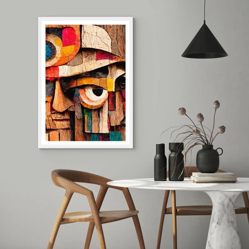 Poster in white frmae - I Can See You - 30x40 cm