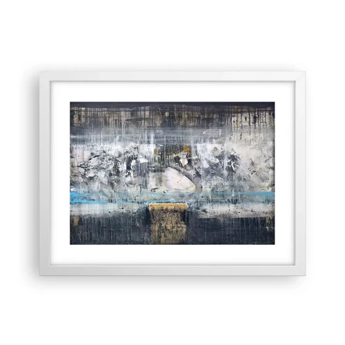 Poster in white frmae - Icy Path - 40x30 cm