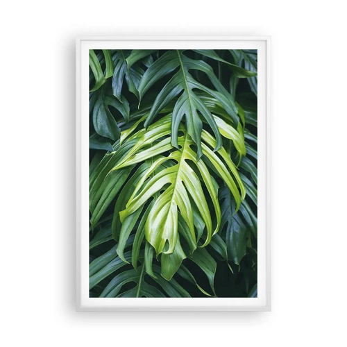 Poster in white frmae - Immerse Yourself in Freshness - 70x100 cm