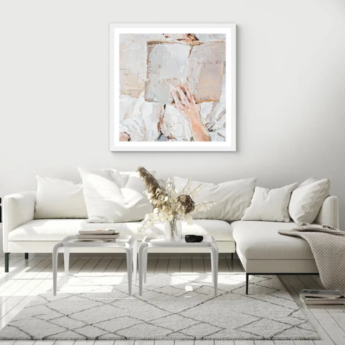 Poster in white frmae - In Another World - 60x60 cm