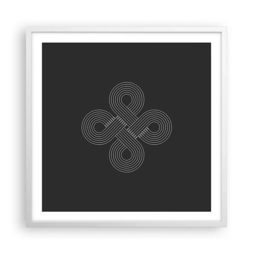 Poster in white frmae - In Celtic Spirit - 60x60 cm