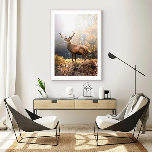 Poster in white frmae - In Full Majesty - 30x40 cm