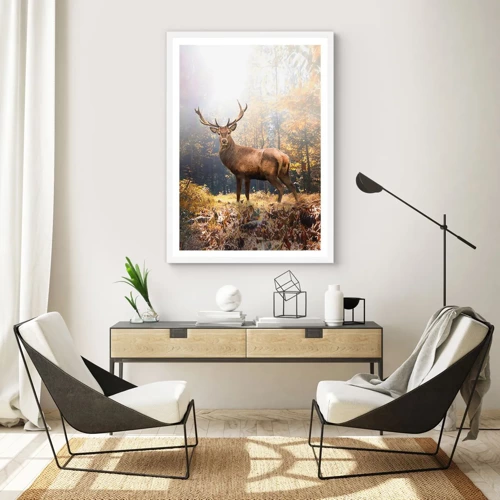 Poster in white frmae - In Full Majesty - 40x50 cm