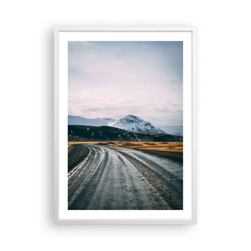 Poster in white frmae - In Icelandic Climate - 50x70 cm