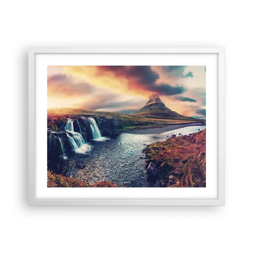 Poster in white frmae - In Majesty of Nature - 50x40 cm