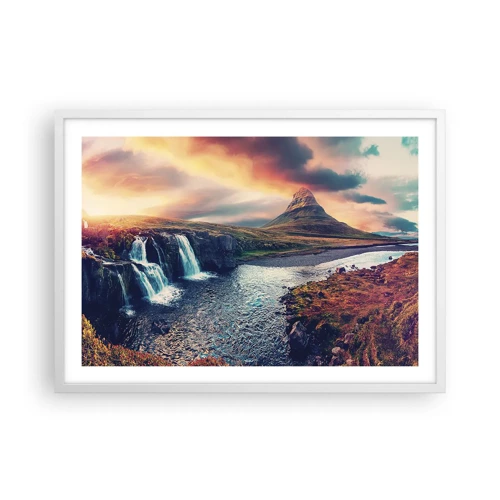 Poster in white frmae - In Majesty of Nature - 70x50 cm